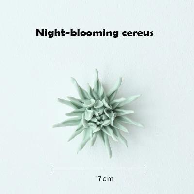 Modern Ceramic Lily Flower Wall Hanging Crafts Home Livingroom TV Background Wall Mural Decoration Hotel Store Wall Ornaments