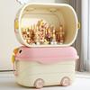 Kids' Large Capacity Plastic Storage Box for Toys, Snacks & Clothes