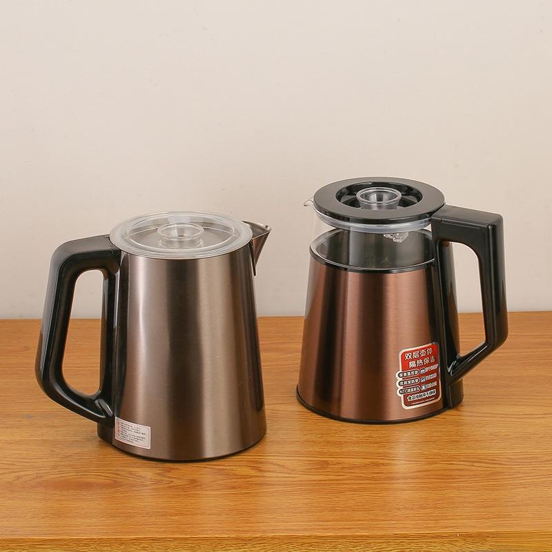 Stainless Steel Tea Bar Water Dispenser: Electric Kettle & Stove with Five Rings, Small Single Kettle.