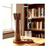5pcs-Minimalist Glass Incense Holder Transparent Creative Incense Holder Wooden Base Zen Style Glass Ash Catcher Practice 7