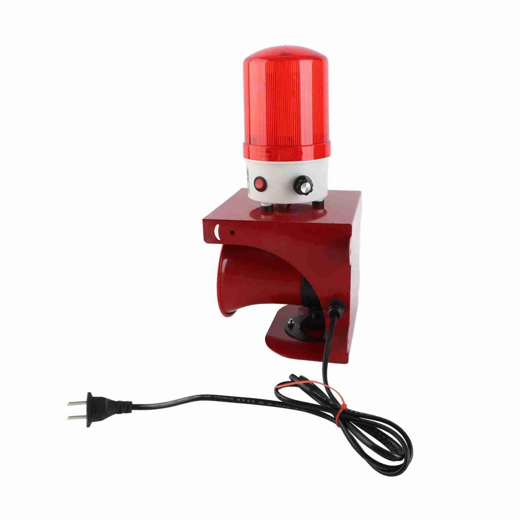 Industrial Sound Light Alarm 120dB High Power Alarm Siren with Bright Light for School Bank Factory