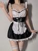 Erotic Naughty Uniform Maid Theme Sexy Costumes Hot Women Cosplay Underwear Role Play Uniform Waitress Bunny Suit Clubwear Plus