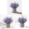 Pianta Artificiale Lavanda Decorativa Con Vaso Per Casa Ufficio Arrangement Romantico Da Tavolo