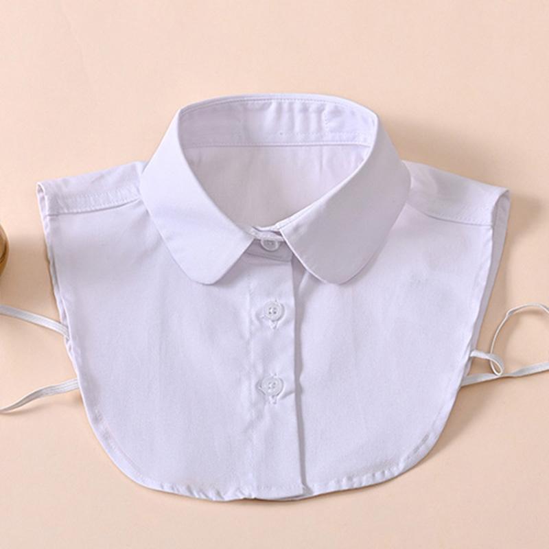 Perfect Match Stripe Fake Collar Shirt Children Print Collares Mujer Cotton Detachable Collar Choker Kids Boys Girls Removable Half Shirt