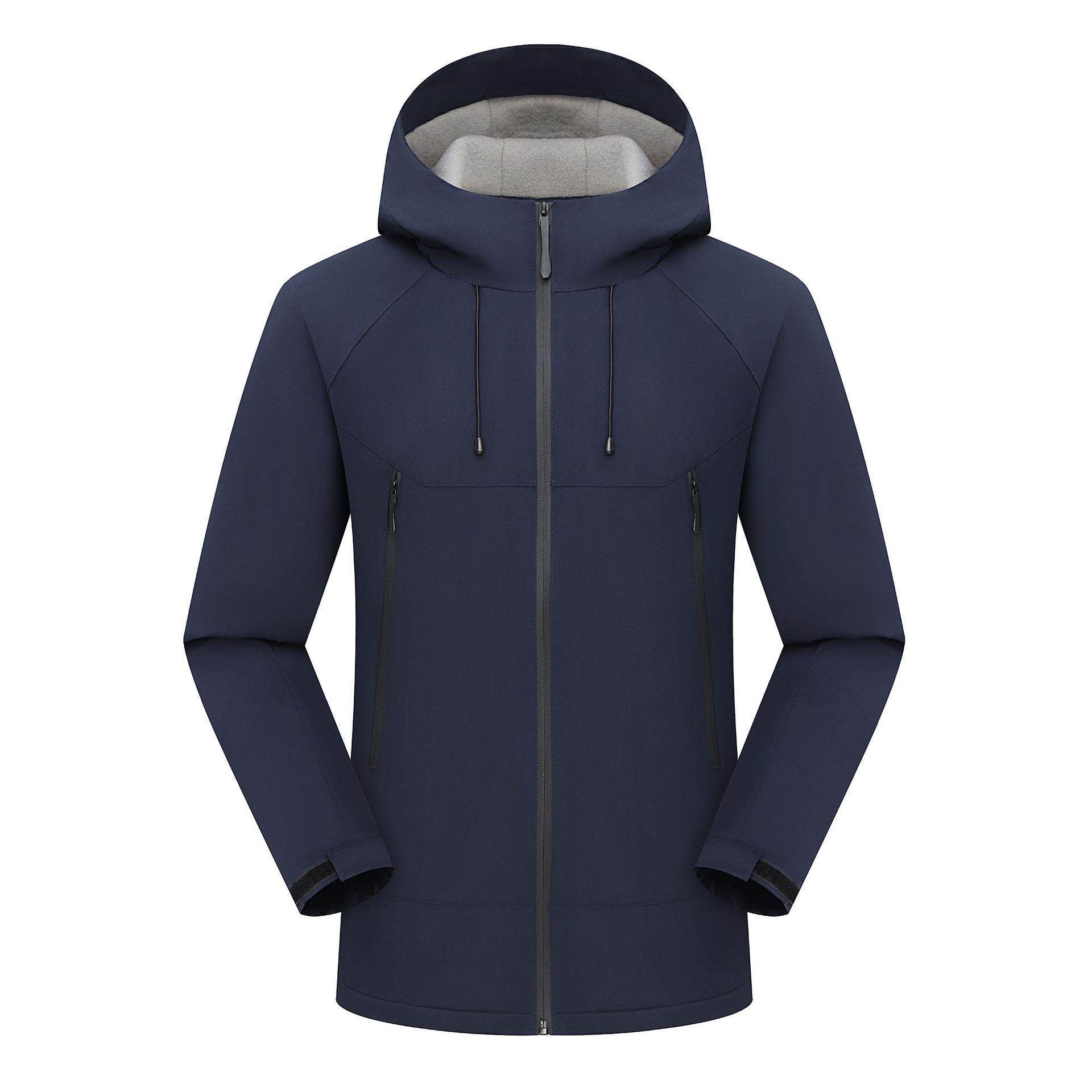 

Custom Thick Ultra-Soft Hooded One-Piece Winter Windproof Waterproof Wear-Resistant Mountaineering Jacket 2XL