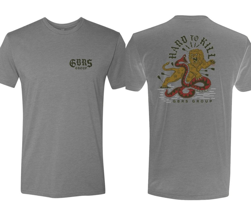 GBRS Group Hard To Kill Short Sleeve Shirt – GBRS Group Gear Oversized T-shirts Cotton Gym Fitness Sports Loose Male Clothes Top