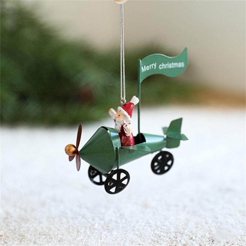 Miniature Christmas Hanging Ornament Miniature Christmas Hanging Ornament Delicate Iron Resin Holiday Tree Adornment