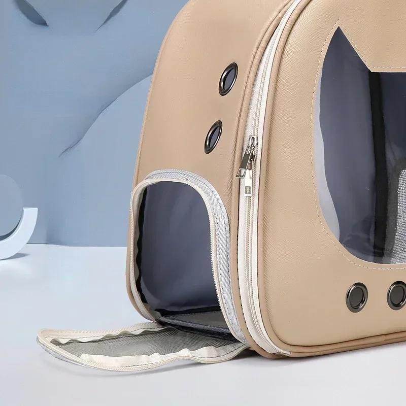 Backpack Cat Bag  New Light Transparent Pet Bag Large Space Comfortable Breathable Cat Backpack
