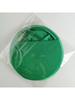 Generic Collapsible Laundry Basket Portable Stretchable Shape Stable Dirt Odor Proof Round Green For Home Bathroom Dirty Clothes