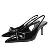 Fashion Summer New Popular High Heels Women Sandals Shoes Fashion Shallow Butterfly-knot Shoes Elegant Wedding Party Shoes Zapatos Mujer