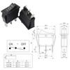 5Pcs ON/Off/ON Boat Rocker Switch 3 Pin 12V 250V/15A 125V/20A Rocker Toggle Switch for Car Auto Boat Household Appliances