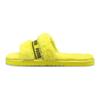Puma Fluff Slide Fluo Yellow Women Sneakers Black 384937-04