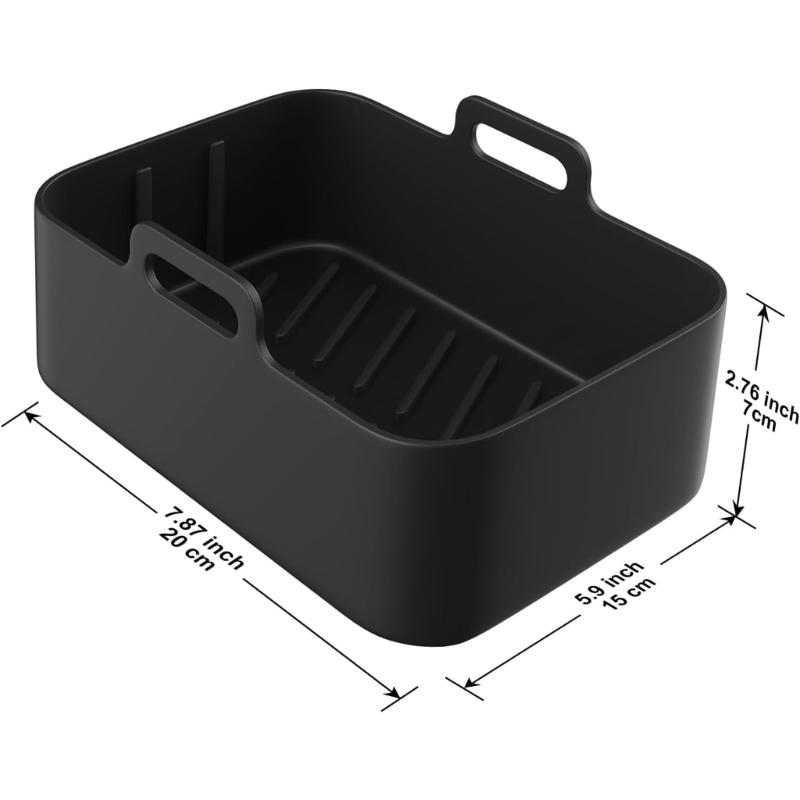 Silicone Baking Liners Air Fryers Tray Silicone Air Fryers Basket Silicone Glove Air Fryers Accessories Silicone Material
