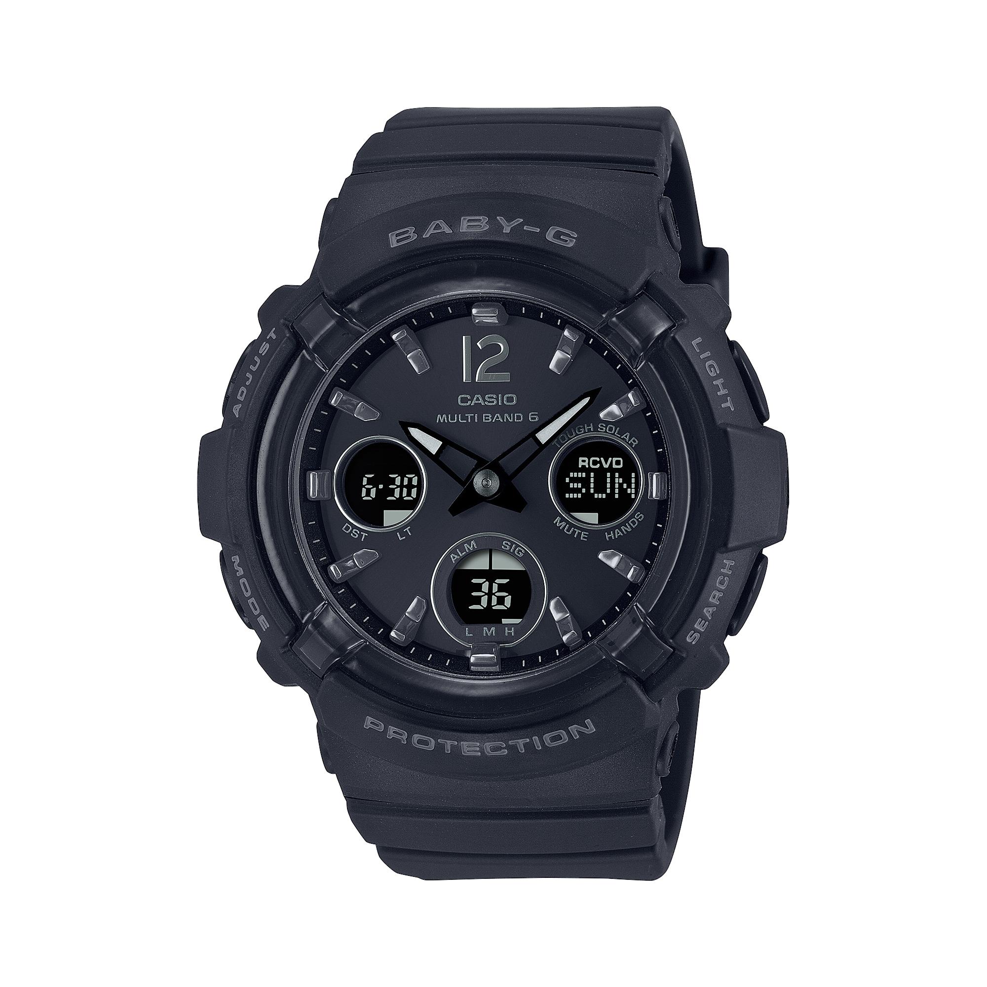 

Casio Men s Resin 100M Water Resistant Analog Shock Resistant Quartz Watch BGA-2800-1A чёрный