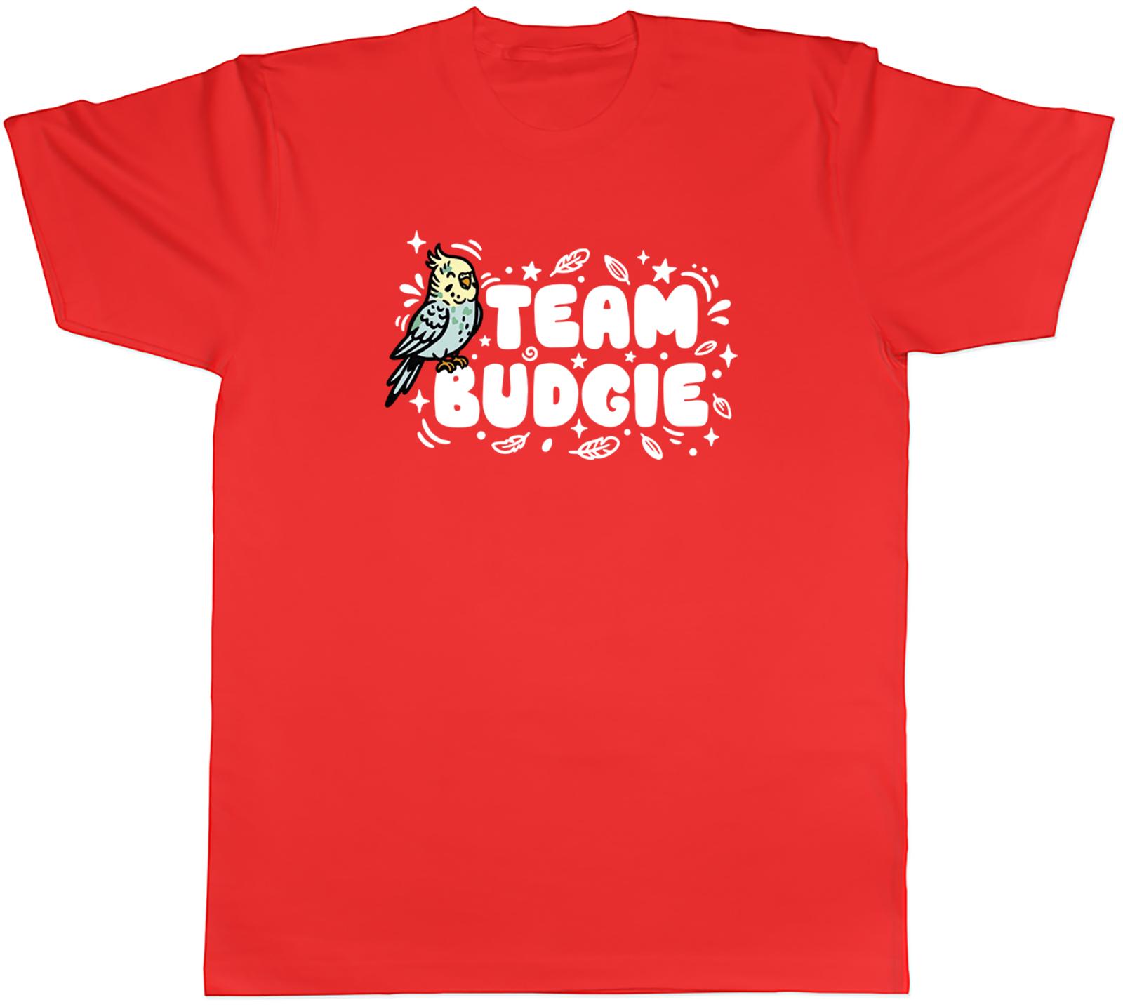 Team Budgie Pet Bird Unisexs TShirt Tee Gift Top S