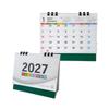 Kotobukido 2027 Desktop Calendar KT-011 Standard Eco-Friendly Paper Ring Calendar 4-Month View Sunday Start 155x180mm