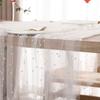 Elegant Pearls Decorated Tablecloth In Various Sizes Breathable Organza Materials For Banquets Event And Home Setting