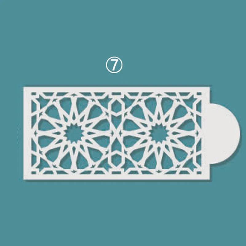 New Fondant Stencils Lace Flower Spike Pattern Style Cake Stamp Embossing Mold Wedding Cake Decoration Edge Template Baking Tool