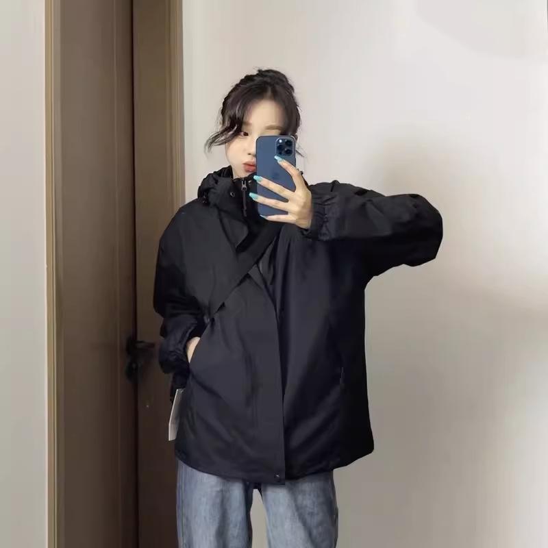 Mountain Jacket Women's Autumn 24 Winter Outdoor Outing Three-in-one Removable Windproof and Waterproof Mountaineering Jacket Men