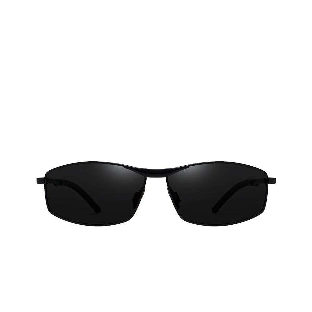 Rectangule Driver Sun Glasses Polarized Mirror Sunglasses