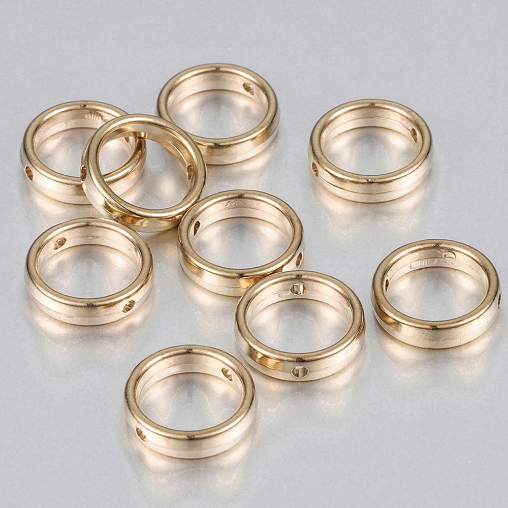 50pcs Two Hole CCB Square Love Heart Frame Spacer Beads DIY Necklace Bracelet Earrings Connectors Pendants Jewelry Accessories