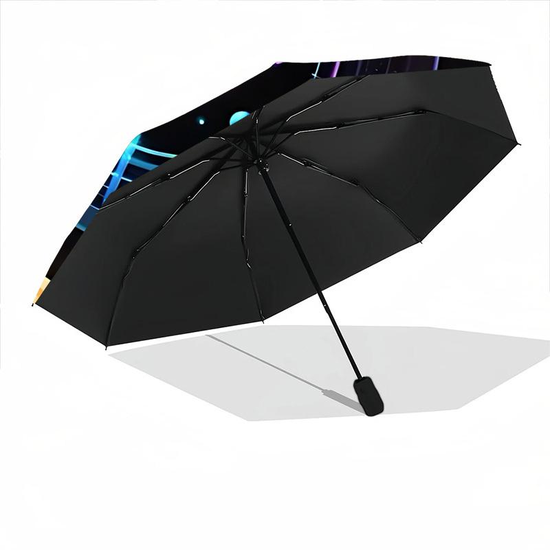 1pc Celestial Ornament Automatic Umbrella - Automatic Opening And Closing, Sturdy Iron Frame, Formal Occasions yy251018242