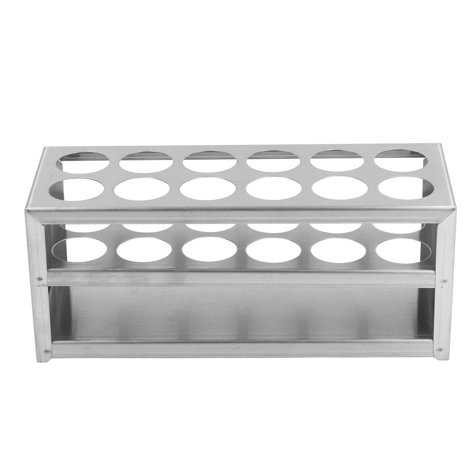 Держатель для пробирок из нержавеющей стали 304, стойка для пробирок для лаборатории и студии 27mm 12 Holes