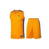 Li Ning Color Block Design Patch Basketball Set Herren Sportbekleidung Orange AATP067-9