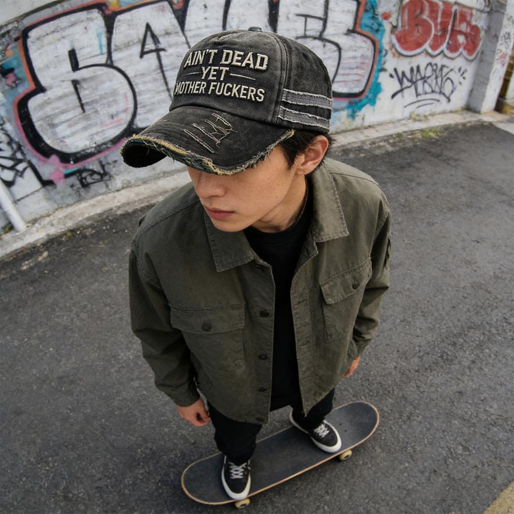 Unisex Gedenkhut, Verwaschener Verstellbarer Sonnenhut, Lustiger Hut