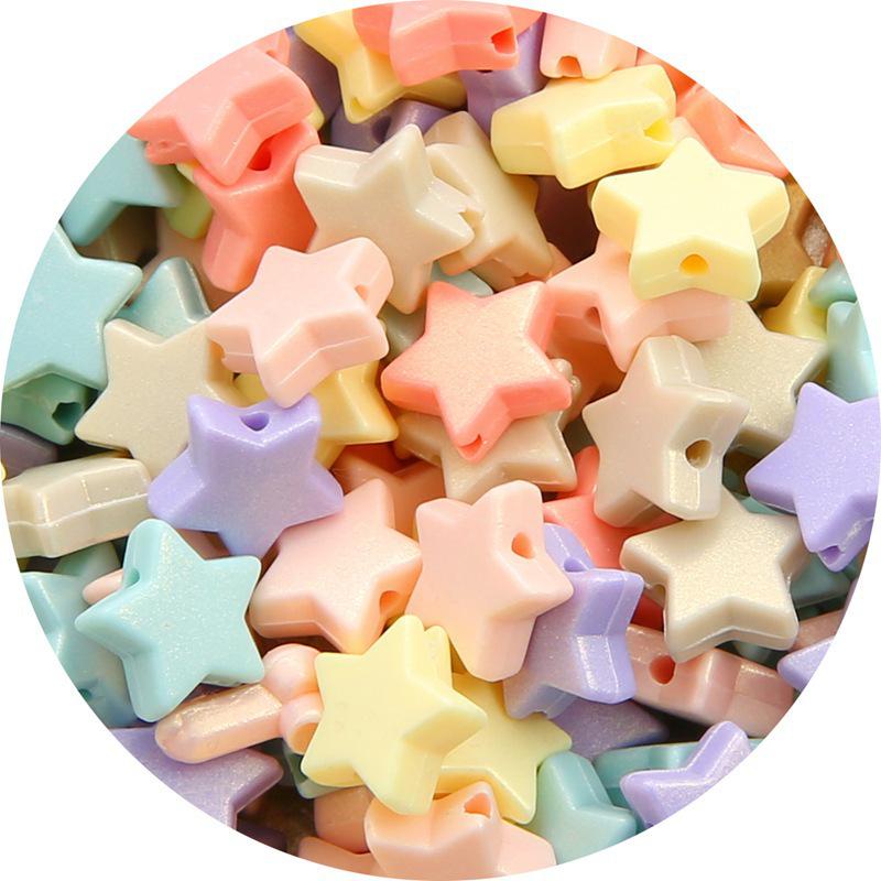 Macaron Acrylic Beads for DIY Jewelry Making - Straight Hole