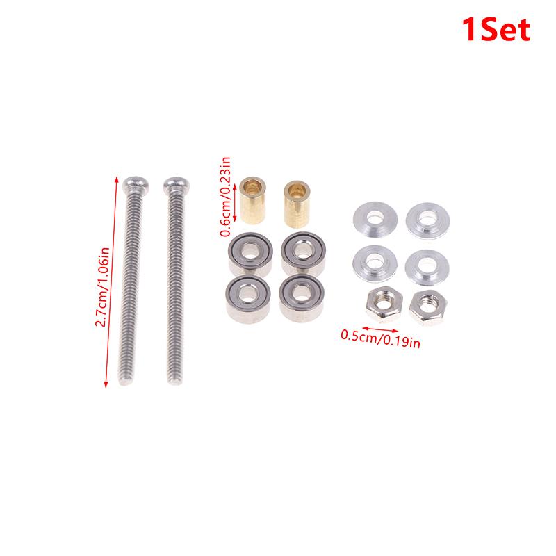 2 ks 12-13 mm dvojitý vodicí váleček 95423 náhradní díly z lehké slitiny pro model vozu Mini 4Wd