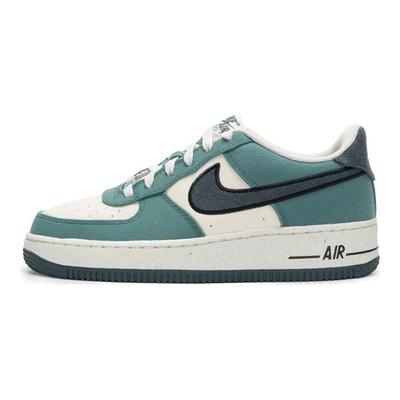 Air Force 1 LV8 GS Karalama Defteri Paketi - Vintage Yeşil Çocuk Spor Ayakkabısı Hindistan Cevizi Sütü Kıyısal Sakız-Koyu-Kahverengi FN4731-100