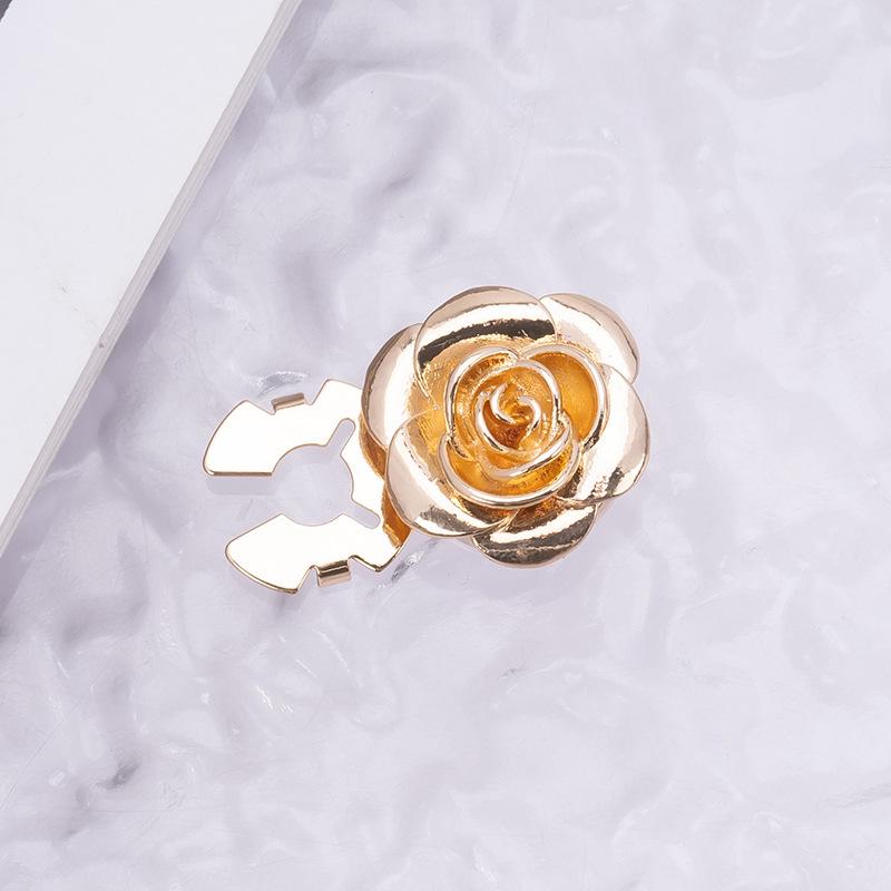 Botões de Punho e Botões de Colarinho Decorativos com Strass Coloridos