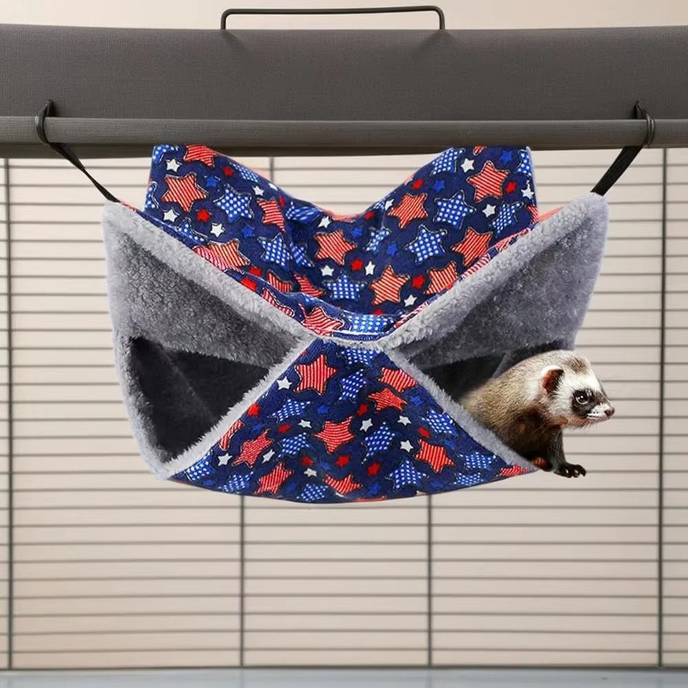 Thicken Hanging Cage House Warm Hamster Hideout Cage Hamster Hammock  Cage Accessories