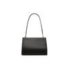 Bally Emblem Fashion Casual Solid Color Grain Leather Tote Shoulder Bag Women bags Black 6306504