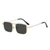 Retro Steamspunk Square Sunglasses Metal Frame Unisex Comfortable Daily Wear Sun Glasses Suitable for Driving Travel