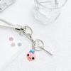 Stylish Beaded Eye Keychain Multifuntional Jewelry Fashion Bag Accessory Portable Key Holder Haloween Theme Key Ornament