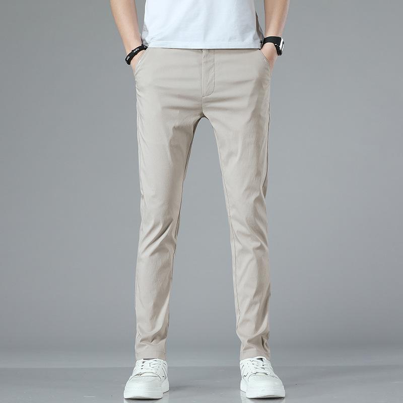 Summer Thin Pants Men's New Casual Pants Loose Straight Long Pants Men's High-end Men's Pants