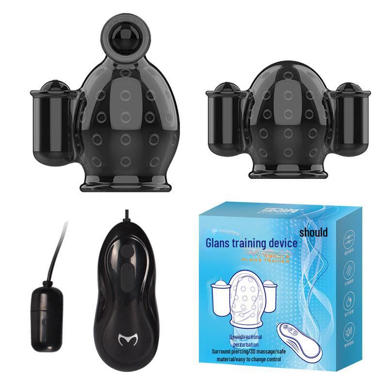 Odolný pánský vibrační penisový trenažér a uzamykací kroužek na spermie