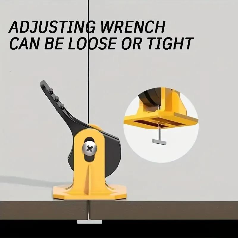 Pack Wiederverwendbare Fliesenverlegehilfe - Drucktyp, Austauschbare Stahlnadel für einfaches Pflastern & Verlegen von Wandziegeln