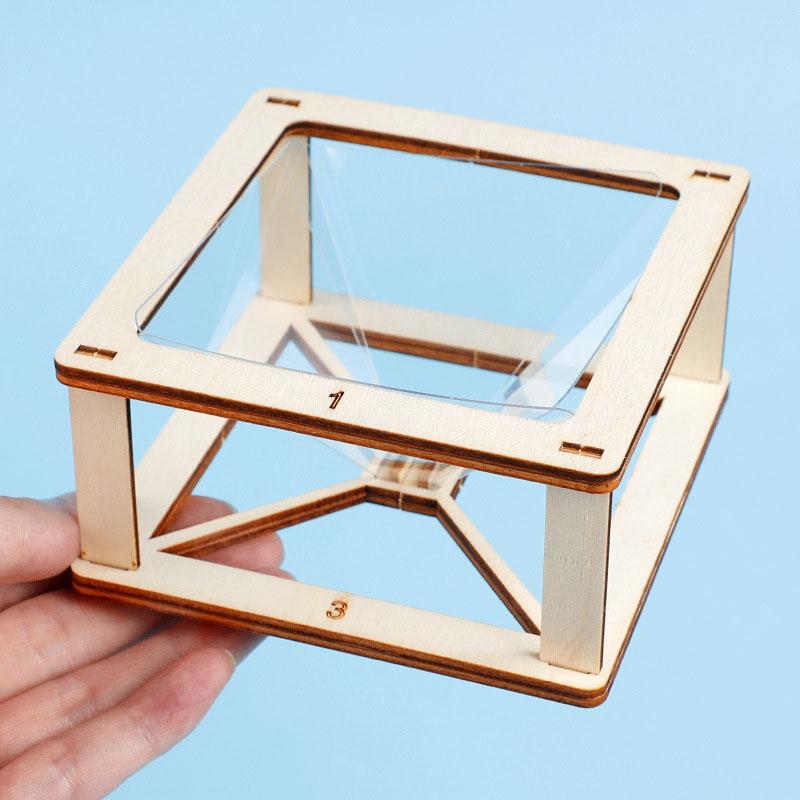

3D Holographic Projection DIY Model Kit - Science & Education Building Toy for Children Kids Gift Toy