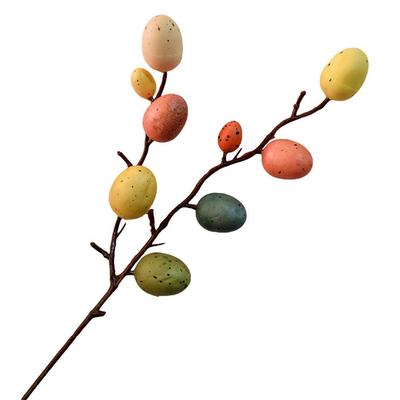 Osterbaumschmuck Bunte Ostereieranhänger Osterzweig Blumenschmuck für Vase