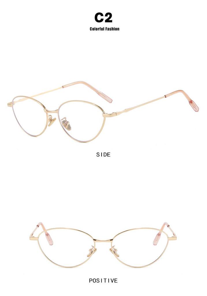 Korean Cat Eye Blue Light Blocking Glasses: High-End, Street Style, Pairable with Myopia Lenses for Women