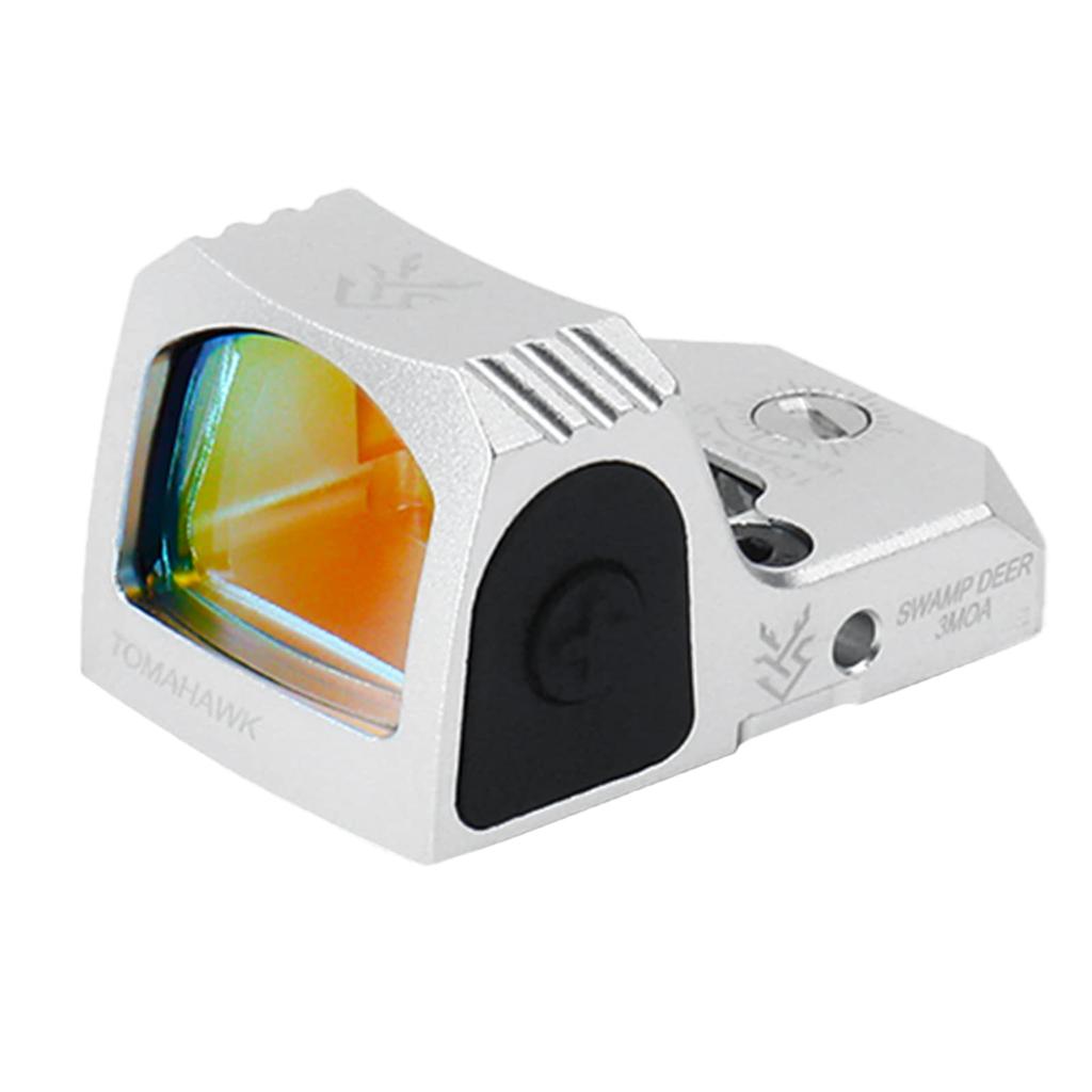 SWAMP DEER OPTICS 1x24 Mini Dot Sight, Open Dot Sight, Compatible with 20mm Rails, Airsoft Sight (SL)