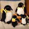 25-45cm Fun Backpacking Penguin Animals Plush Dolls Soft Toys Cartoon Bag Pillow Adorable Christmas Halloween Gifts for Girls