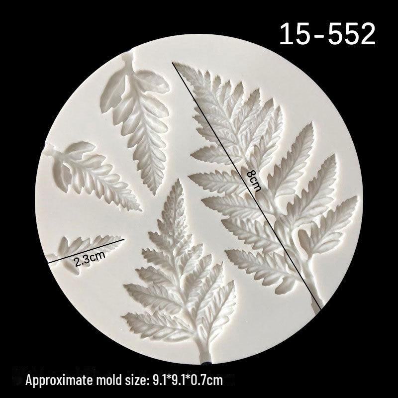 Mimosa Silicone Mold - Tropical Fern Leaf Cake Decoration