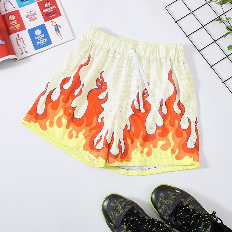 Men's Breathable Mesh Basketball Shorts - Trendy and Comfortable for Summer Training