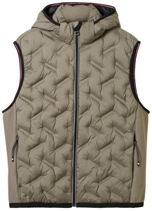 Winter Jacket Tom Tailor Hybrid Vest with Hood (1041313) Smoky Olive Green