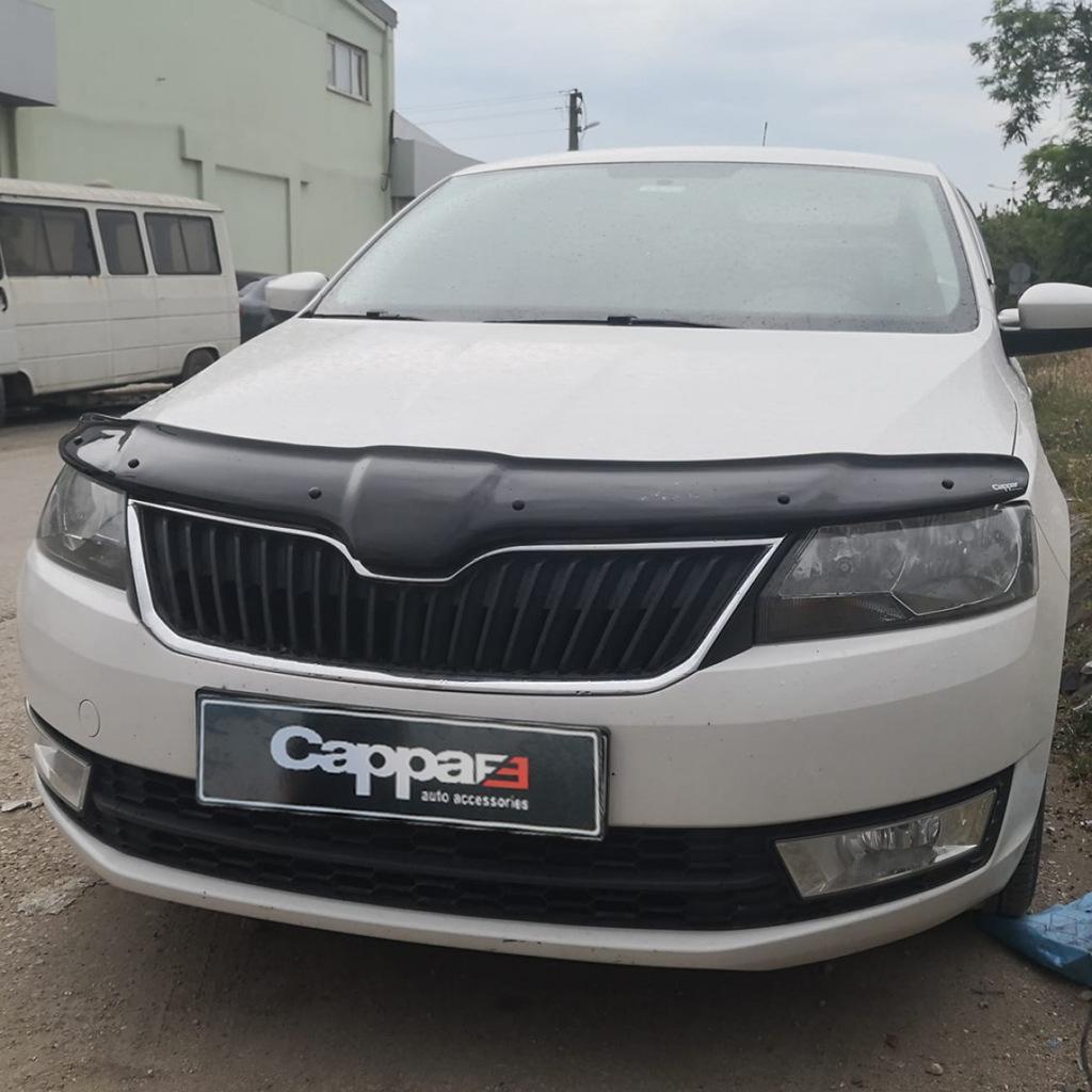 

Дефлектор капота (EuroCap) для Skoda Rapid 2012-2019 гг