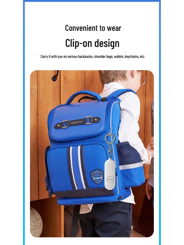 Rechargeable Dual-mode High Decibel Personal Alarm for Self-defense